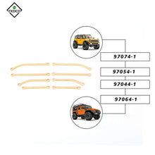 FEDCO TRX4M Steering Link High Clearance Linkages Brass Link Set For TRX4M Upgrades Parts 1/18 RC Crawler - FEDCO