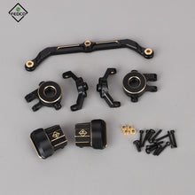 FEDCO TRX4M Steering Upgrades Brass Diff Cover Steering Links Steering Knuckles and Caster Blocks For TRX4M Upgrade Parts 1/18 RC Crawler - FEDCO