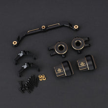 FEDCO TRX4M Steering Upgrades Brass Diff Cover Steering Links Steering Knuckles and Caster Blocks For TRX4M Upgrade Parts 1/18 RC Crawler - FEDCO