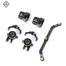 FEDCO TRX4M Steering Upgrades Brass Diff Cover Steering Links Steering Knuckles and Caster Blocks For TRX4M Upgrade Parts 1/18 RC Crawler - FEDCO